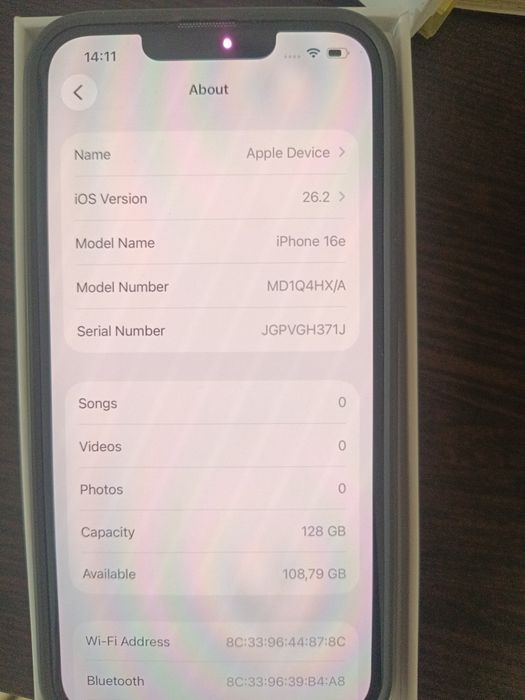 iPhone 16e 128 GB Black