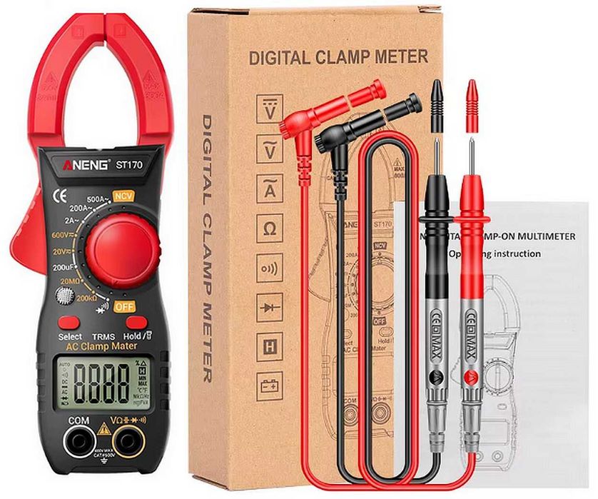 Multimetru digital smart Aneng SZ02 1000V True RMS cu scalare automata