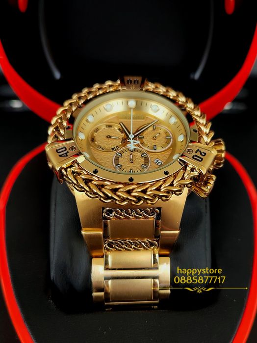часовник INVICTA Hercules Gold 56 mm, Инвикта нов