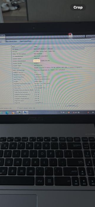 Laptop ASUS vivobook X550 CC