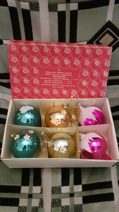 Елочные шары игрушки СССР