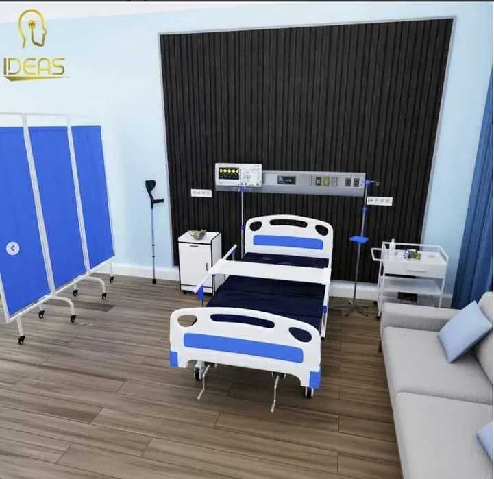 Медицинская Кровать с ограждением  2x-функциональная домашнего ухода