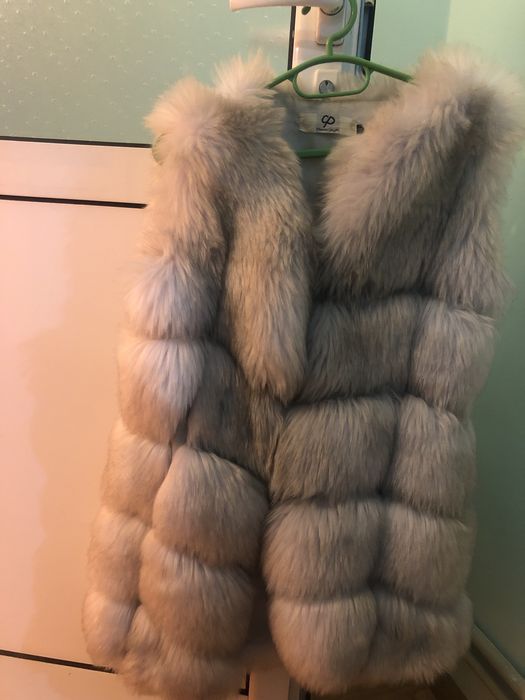 Дамски елек еко косъм