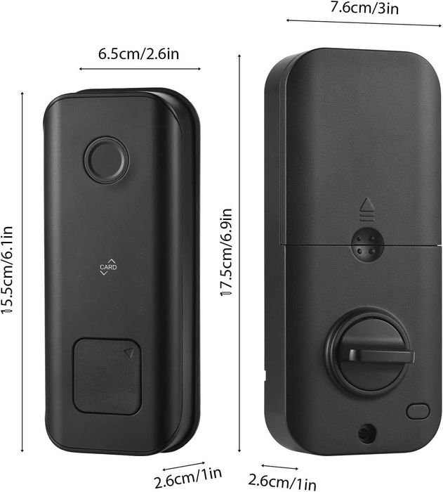 Splenssy Smart Lock WiFi сензорен екран с 5 метода за отключване