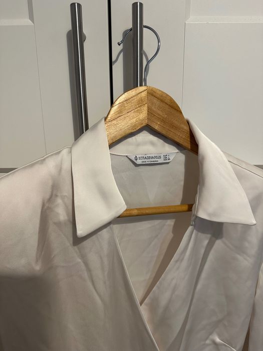 Rochie, Stradivarius, L, crem, femei