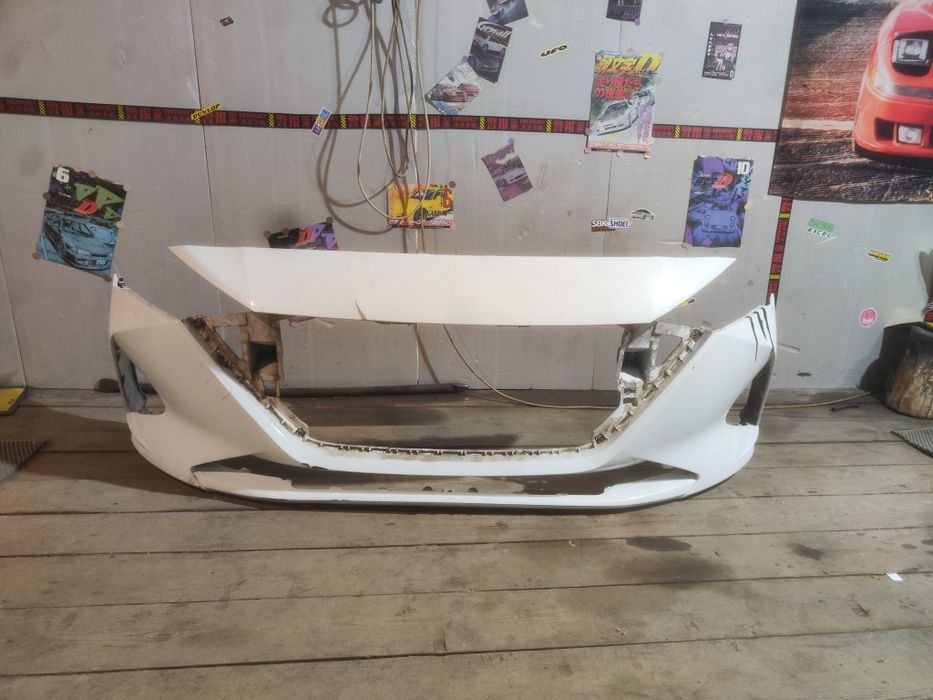 бампер hyndai accent 2021 года