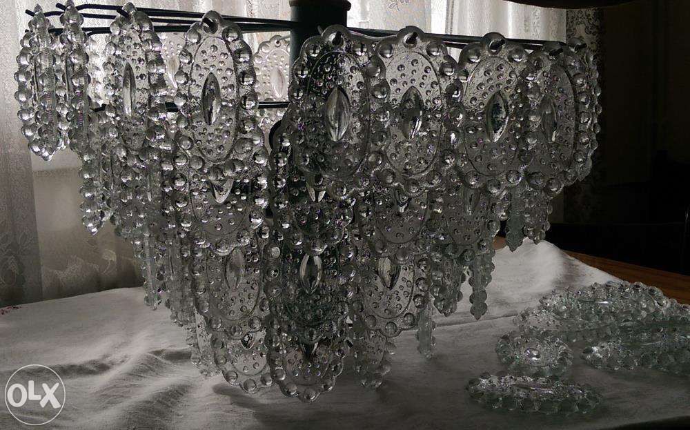 Candelabru 90 Piese Sticla Portelanizata