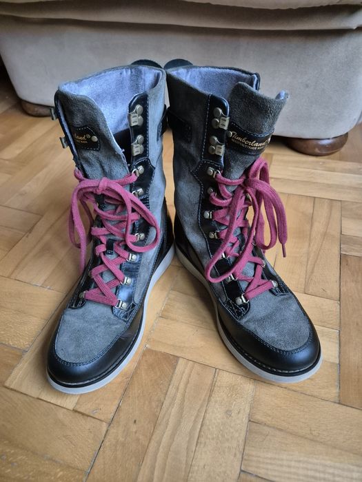 Ghete premium Timberland Brattle Tall, Piele căprioară - 36 (23 cm)