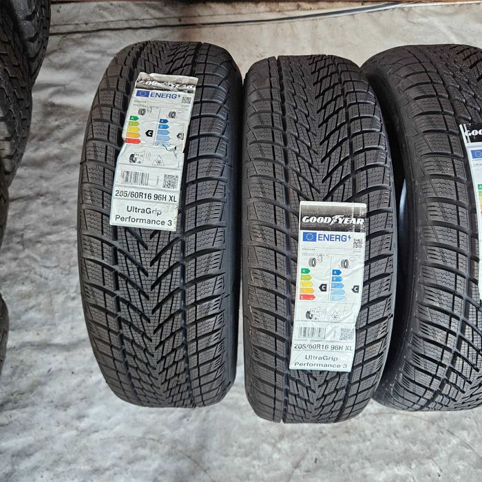 4 Нови зимни гуми 205/60R16 Goodyear UltraGrip Performance 3 XL 96H