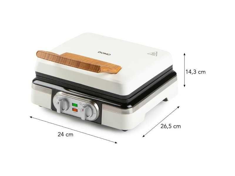 Гофретник за Белгийски Гофрети с Незалепващо Керамично  Покритие DOMO DO9280W