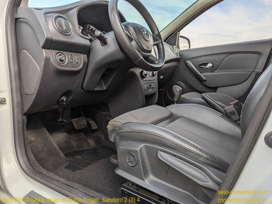 Sistem adaptare scaune de Audi A6 C8 pe Logan Duster Sandero