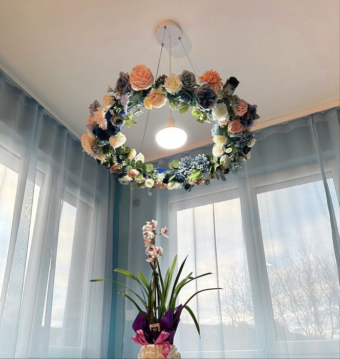 Висяща Лампа - Ръчноизработена, Арт Осветление