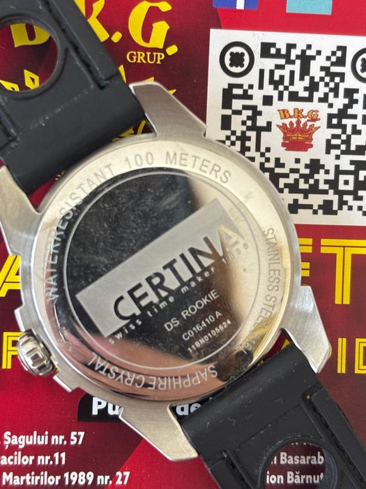 Certina DS Rookie Amanet BKG