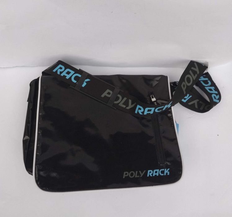 Poly Rack страхотна чанта с лъскаво винилово покритие неупотребявана