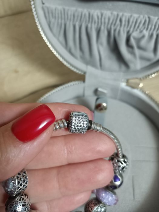 Браслет Пандора pandora оригинал с шармами