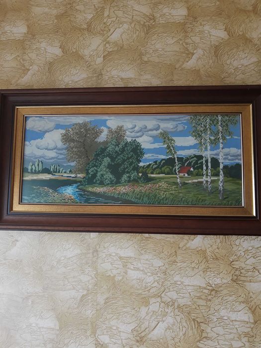 Гоблен 100/50",Голям, Потока"Уникален" Пейзажи на Вилер"