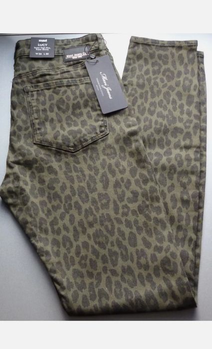 Mavi Lucy Jeans Green Leopard