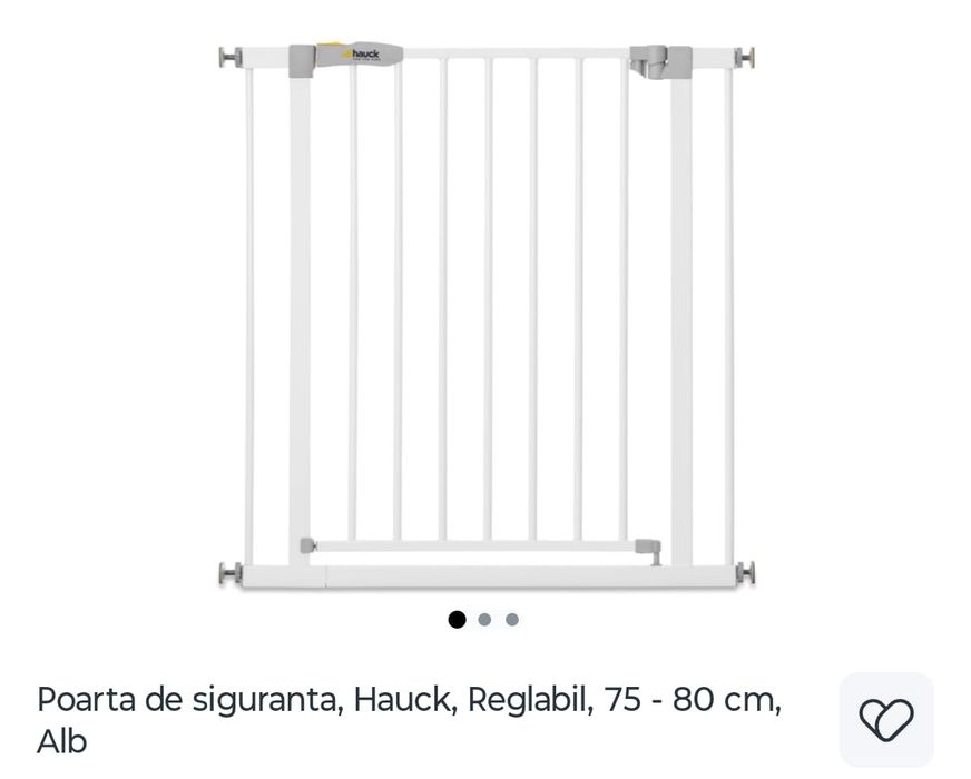 Poarta copii de siguranță Hauck portiță
