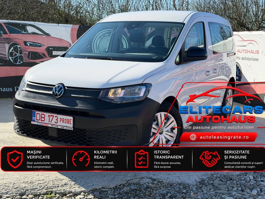 Volkswagen Caddy 2.0TDI, 5 locuri, rate/leasing, 12 luni garantie