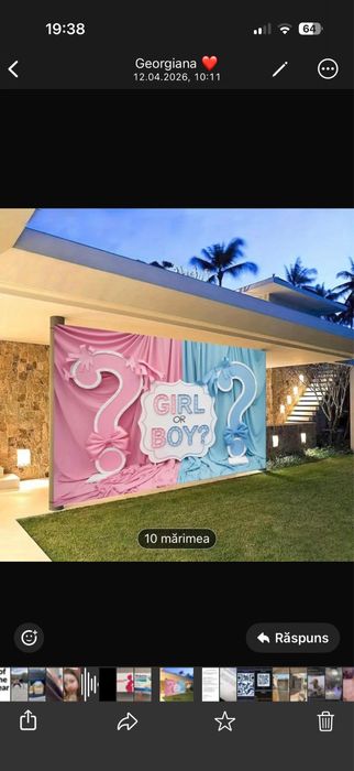 Gender reveal , Artificii colorate de zi
