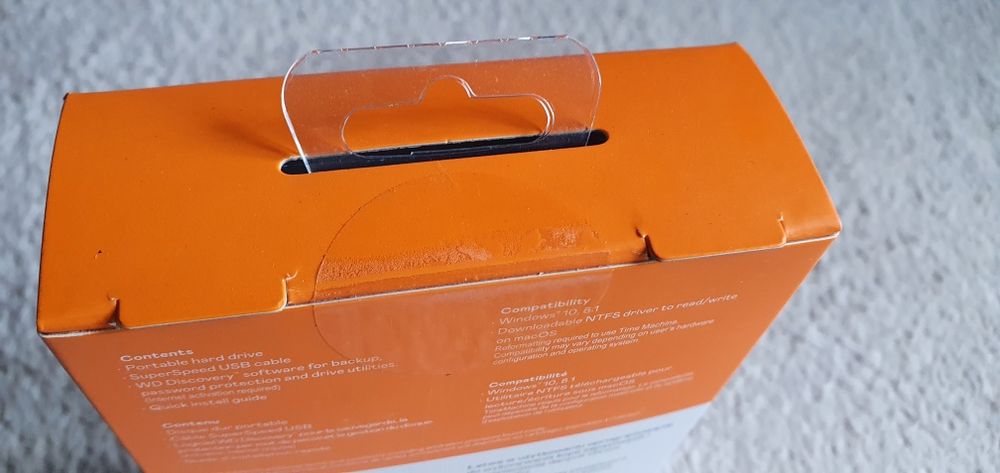 HDD extern 1 TB  sigilat