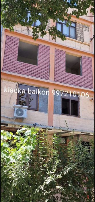 Balkonga g'isht teramiz