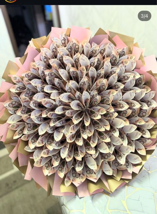 Денежный букет в подарок