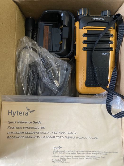Рация Hytera BD615 (цифро-аналоговая)
