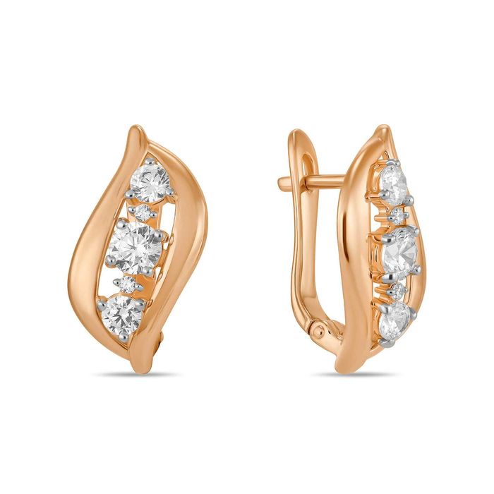 Серьги золотые Российские