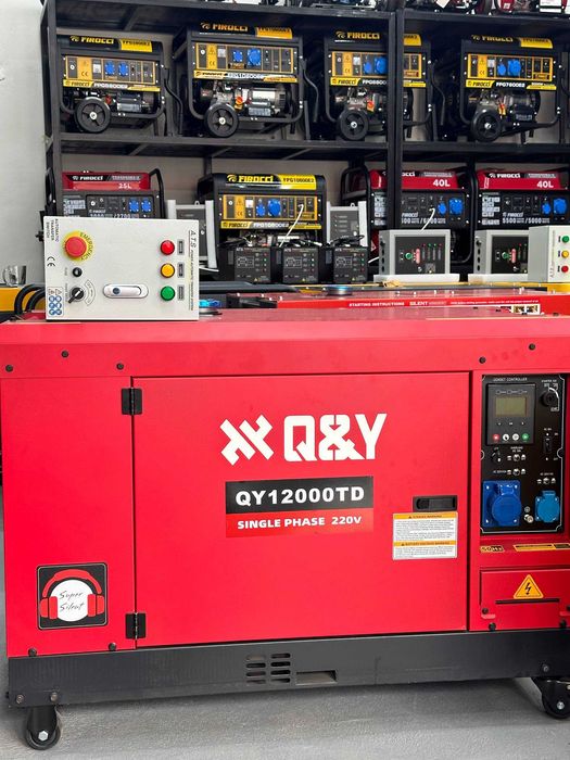 Дизельная электростанция 12kw  generator 2 PORSHNLI Масляный радиатор