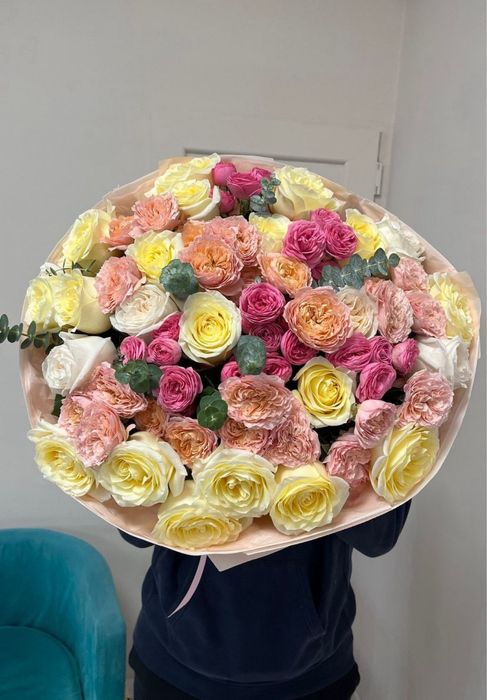 Розы, Хризантемы, гортензии, пионы