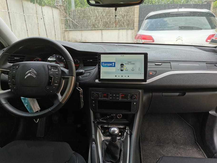 Navigatie Android Citroen C5 Waze YuTube GPS BT USB