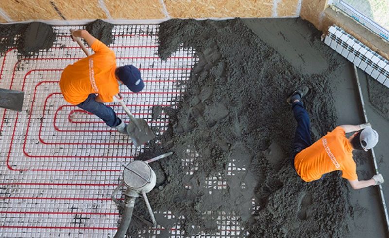 Полусухая стяжка