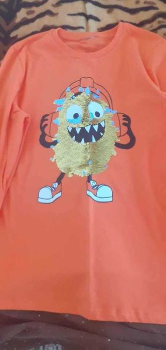 Детска блузка с пайети