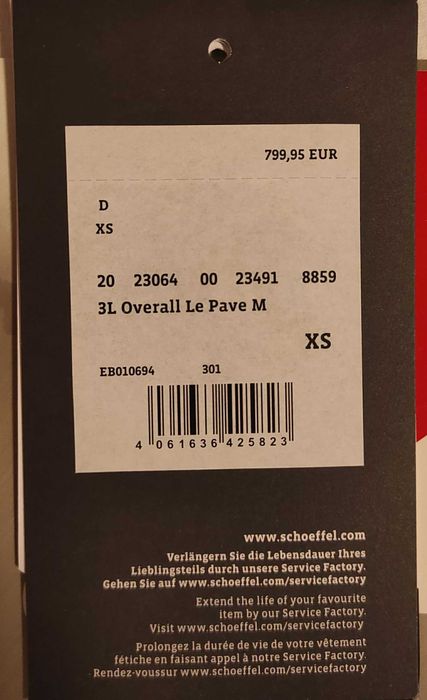 Schoeffel Overall Оверал