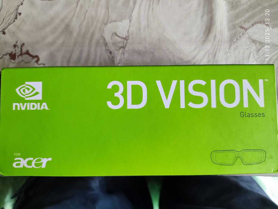 Продавам NVIDIA 3 D Glasses Vision (Очила)