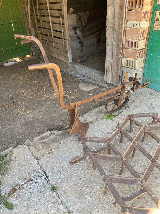 Рало/плуг за кон; грапа за кон