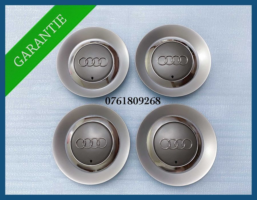 Set 4 capace gri 150mm 8E0601165 jante aliaj Audi