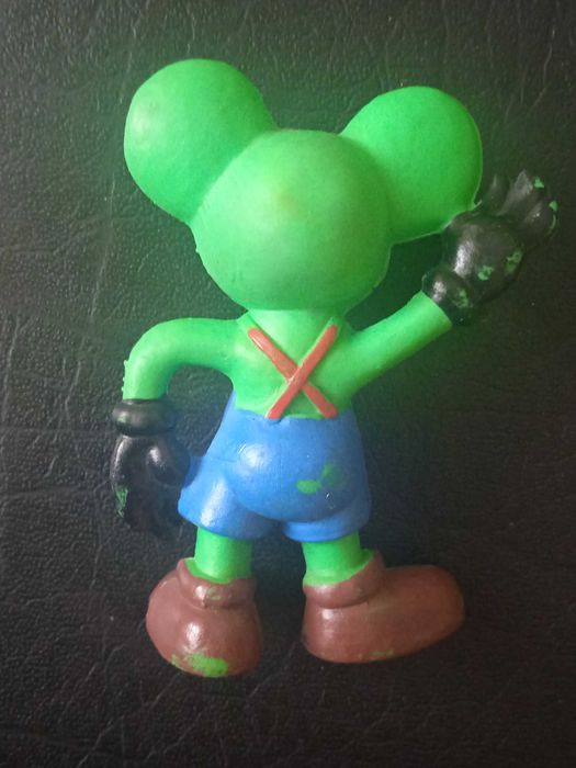 Стара колекционерска гумена фигурка Мики Маус / Mickey Mouse