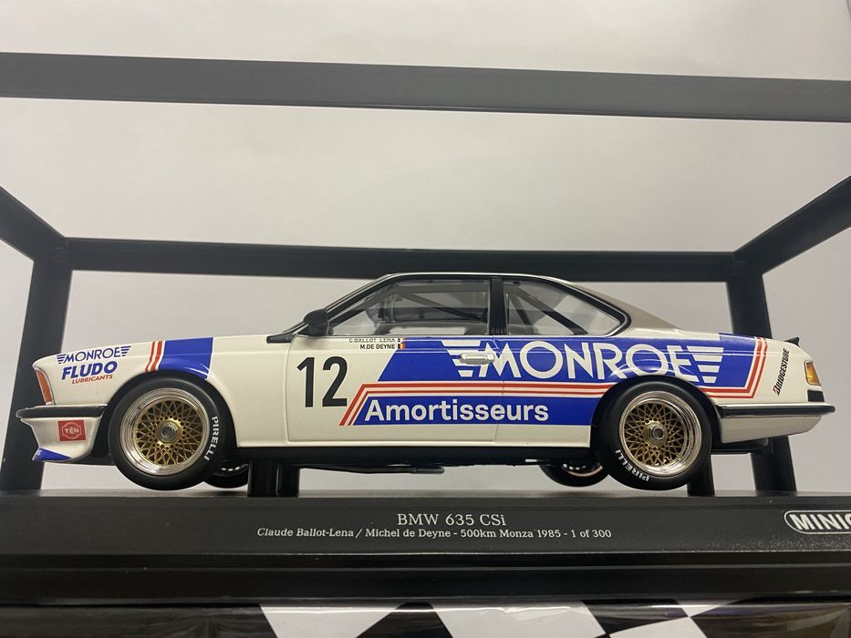 MINICHAMPS BMW 635 CSi machetă auto scara 1:18 25cm ed limitata 300buc