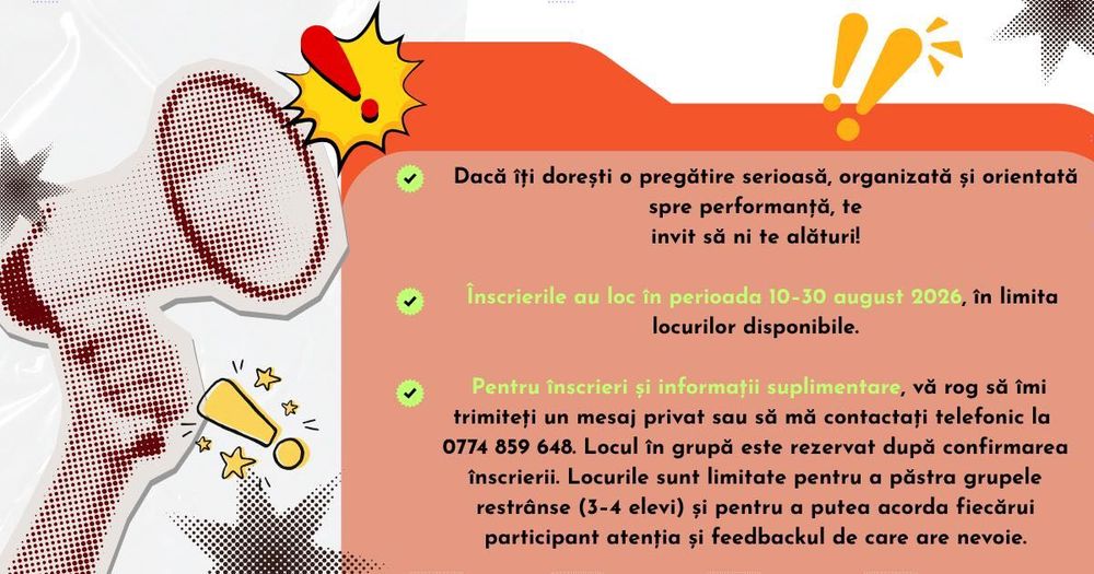 Meditații Română ONLINE  - Bac și Evaluare Națională