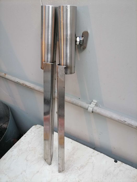 Неръждаеми стойки за въдици и стойки за чадъри