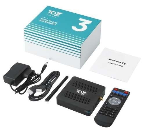 Ugoos TOX3 4/32 S905X4 tvbox мощный твбокс iptv