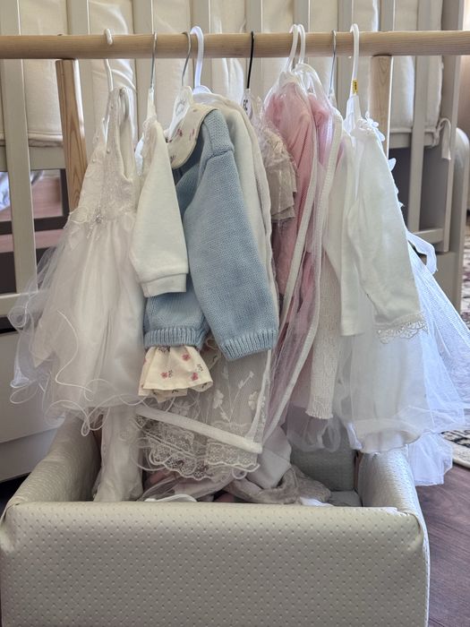 Гардероб для девочки до 6 месяцов