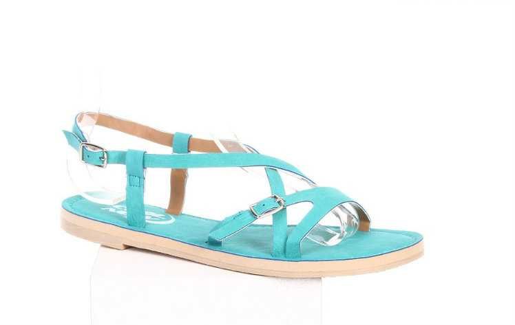 Стилни летни сандали Тюркоаз