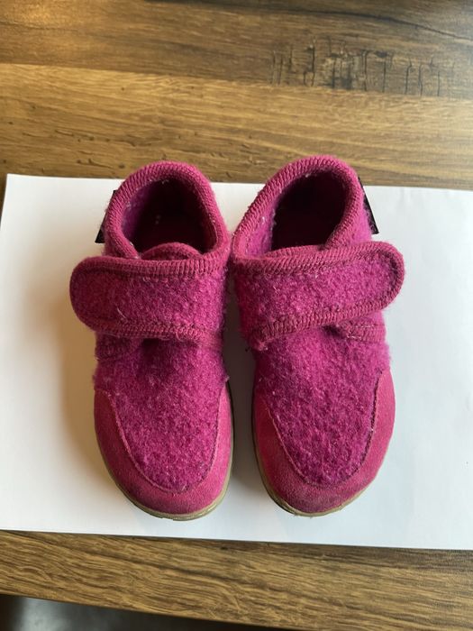 Botosei gradinita Halfinger lana si piele intoarsa marime 25