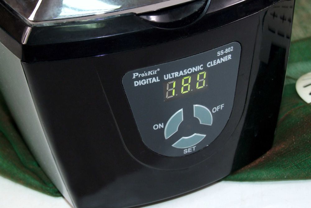 Aparat PRO's Kit: curata cu ultrasunete bijuterii, CDuri, ceasuri, proteze dentare, mecanisme si obiecte mici, etc NOU