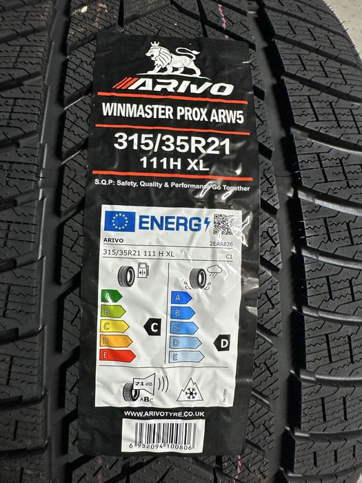 Зимен Спорт Пакет ARIVO 275/40R21 315/35R21 НОВ DOT 2754021  3153521