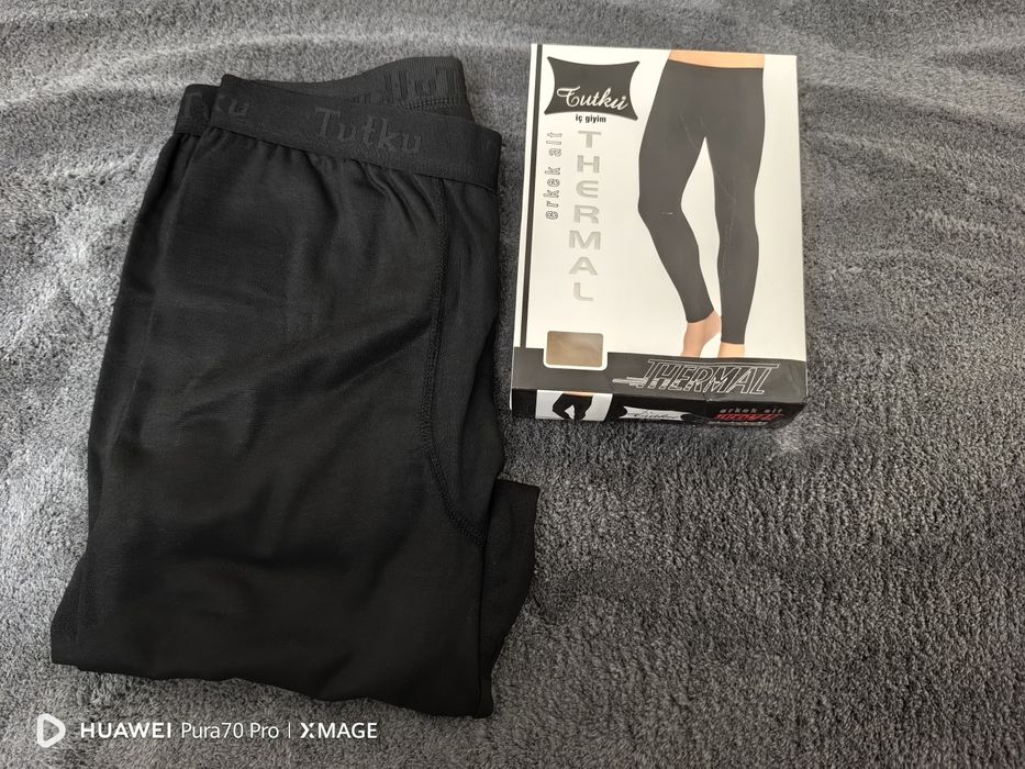 Термобелье Чёрный Цвет XL