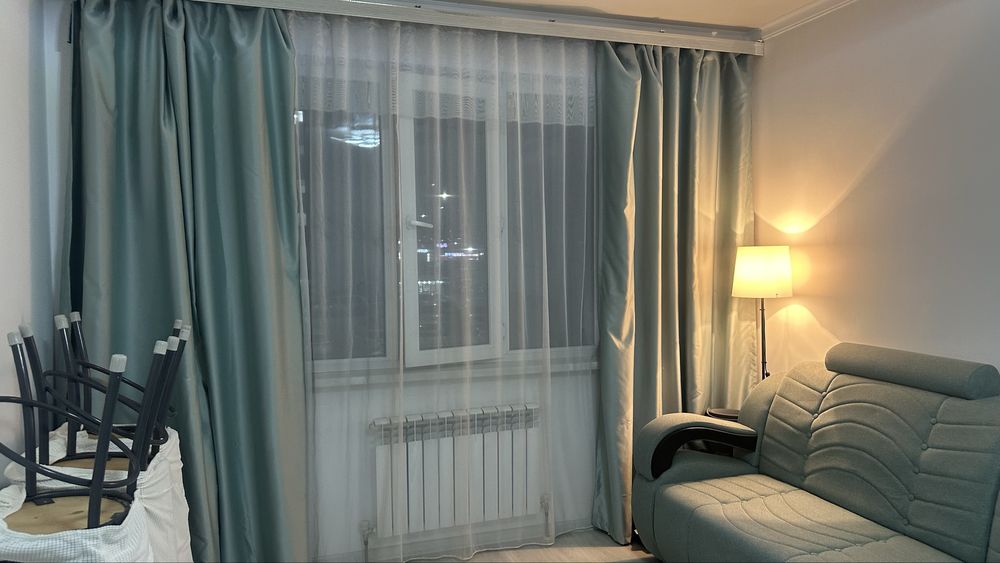 Шторы с тюлью для команты